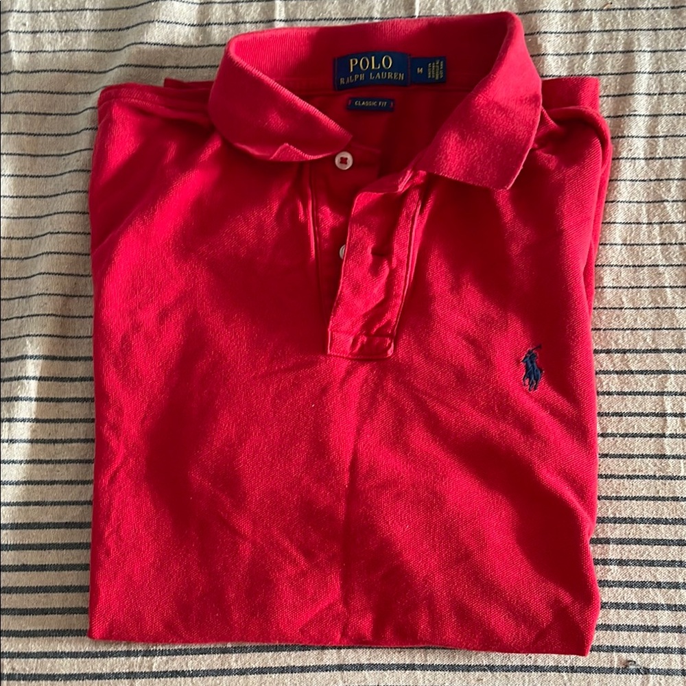 Ralph Lauren Bold Red Polo Shirt